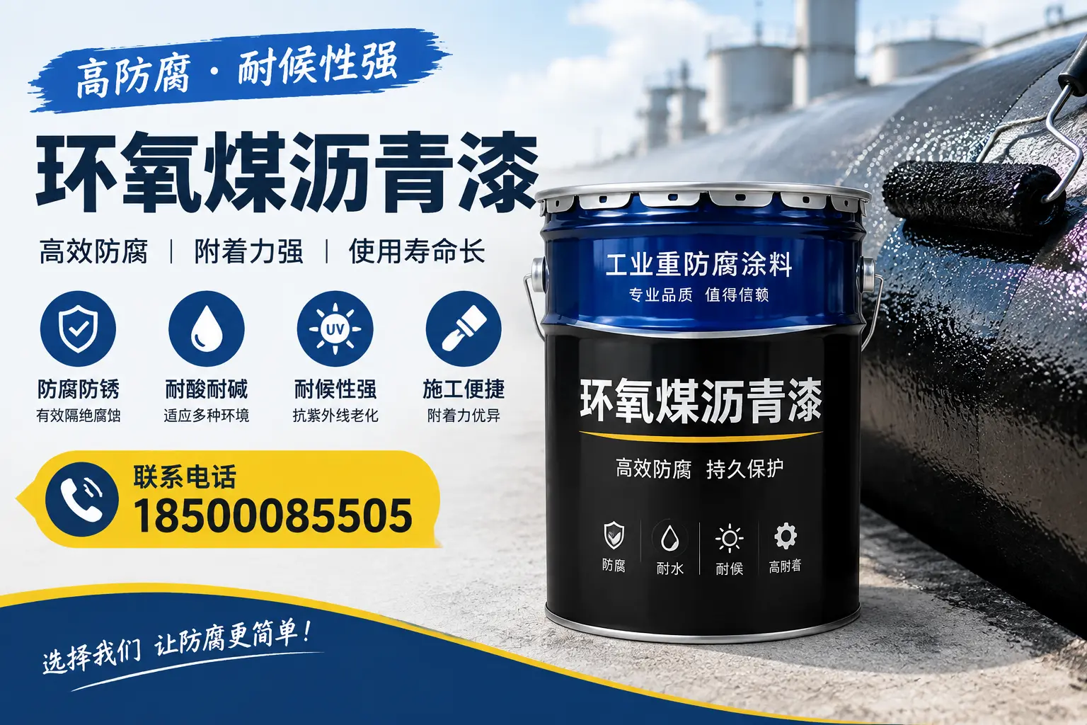 环氧煤沥青漆在防腐领域的重要性,阜平行业动态
